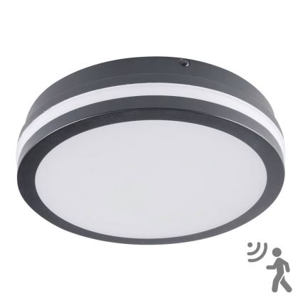 Brilagi - Oprawa zewnętrzna LED z czujnikiem BENE LED/18W/230V śr. 22 cm antracyt IP54