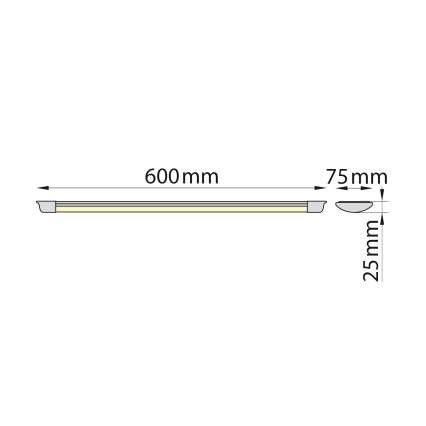 Brilagi - LED Oświetlenie blatu kuchennego AVERO LED/16W/230V 60 cm