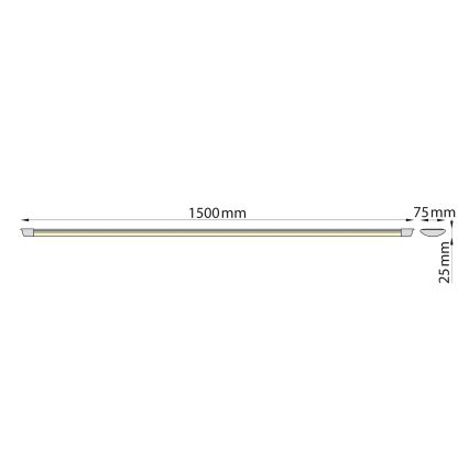 Brilagi - LED Oświetlenie blatu kuchennego AVERO LED/45W/230V 150 cm