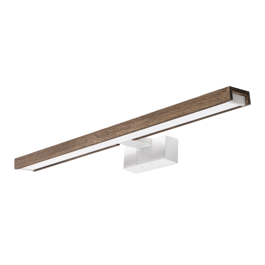 Brilagi - Oświetlenie łazienkowe do lustra 3 w 1 WOODY MIRROR 3w1 LED/12W/230V 60 cm IP44 biały/dąb orzech