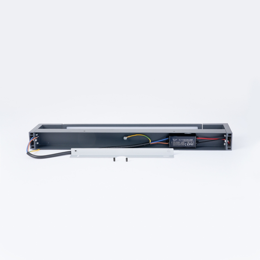 Brilagi - Oświetlenie lustra łazienkowego AQUA LINE LED/12W/230V 45 cm IP44 antracyt CRI 90