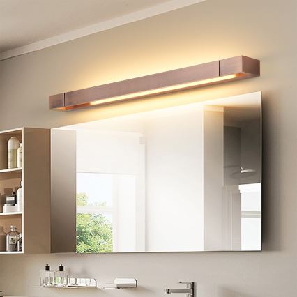 Brilagi - Oświetlenie LED do lustra łazienkowego AQUA LINE LED/18W/230V 60 cm IP44 brązowe CRI 90