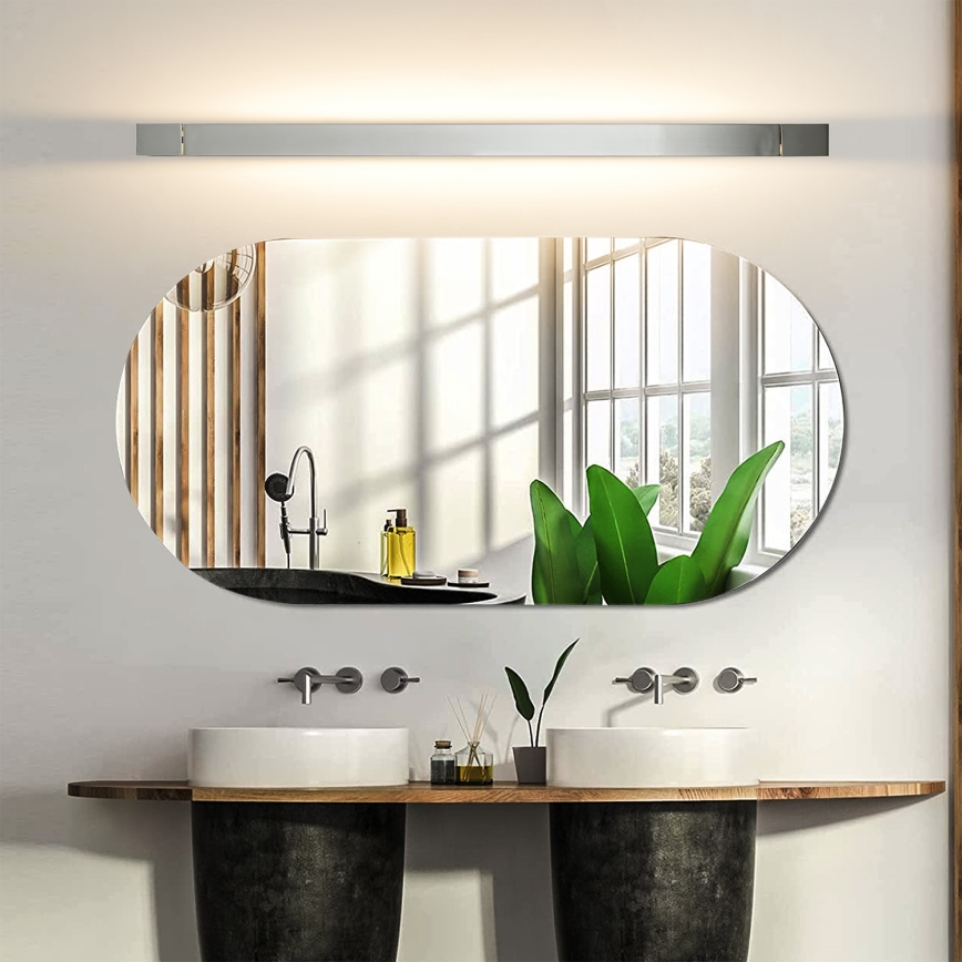 Brilagi - LED Oświetlenie łazienkowe do lustra AQUA LINE LED/24W/230V 90 cm IP44 błyszczący chrom CRI 90