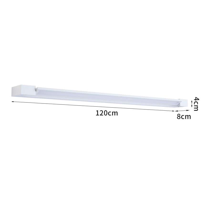 Brilagi - Oświetlenie LED do lustra łazienkowego AQUA LINE LED/36W/230V 120 cm IP44 białe CRI 90