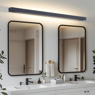 Brilagi - LED oświetlenie do lustra łazienkowego AQUA LINE LED/36W/230V 120 cm IP44 czarne
