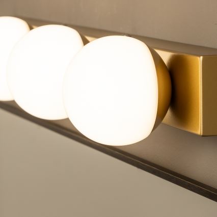 Brilagi - Oświetlenie do lustra łazienkowego LED HOLLYWOOD 3xLED/3W/230V 39 cm IP44 złote