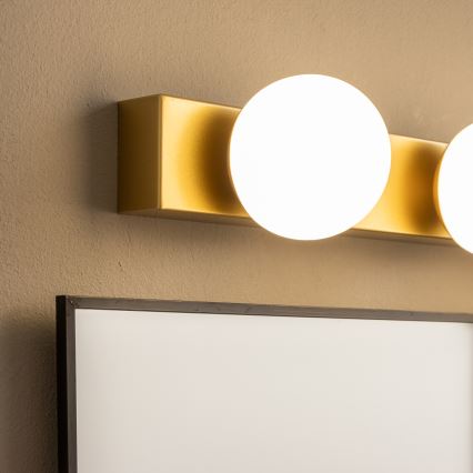 Brilagi - Oświetlenie do lustra łazienkowego LED HOLLYWOOD 3xLED/3W/230V 39 cm IP44 złote