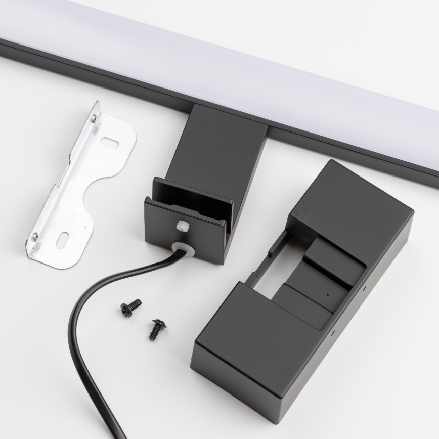 Brilagi - Oświetlenie łazienkowe do lustra 3w1 VESTRA LED/12W/230V 60 cm IP44 czarny