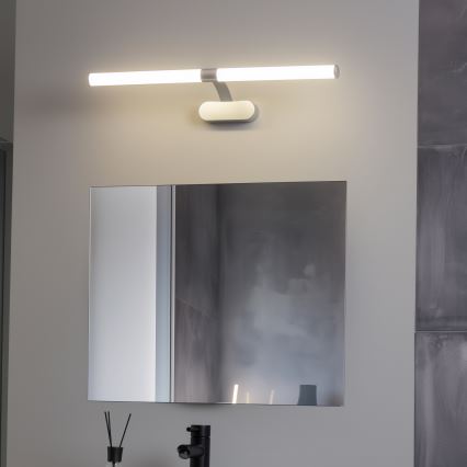 Brilagi - LED oświetlenie łazienkowe do lustra 2 w 1 TUBEO LED/8W/230V 60 cm IP44 srebrne
