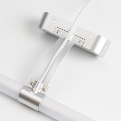 Brilagi - LED oświetlenie łazienkowe do lustra 2 w 1 TUBEO LED/8W/230V 60 cm IP44 srebrne