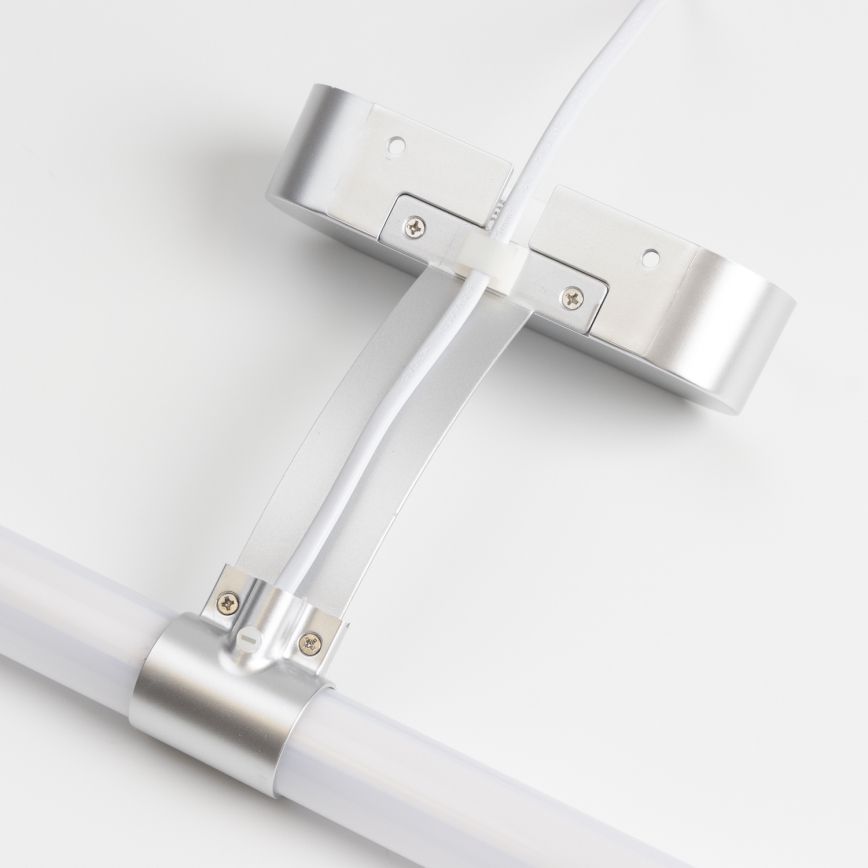 Brilagi - LED oświetlenie łazienkowe do lustra 2 w 1 TUBEO LED/8W/230V 60 cm IP44 srebrne