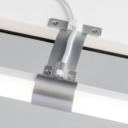 Brilagi - LED oświetlenie łazienkowe do lustra 2 w 1 TUBEO LED/8W/230V 60 cm IP44 srebrne