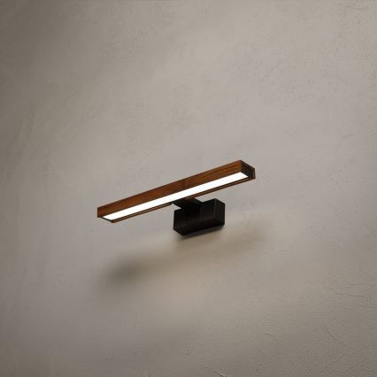 BRILAGI - Oświetlenie LED do lustra łazienkowego 3w1 WOODY MIRROR LED/8W/230V 40 cm IP44 czarny/dąb