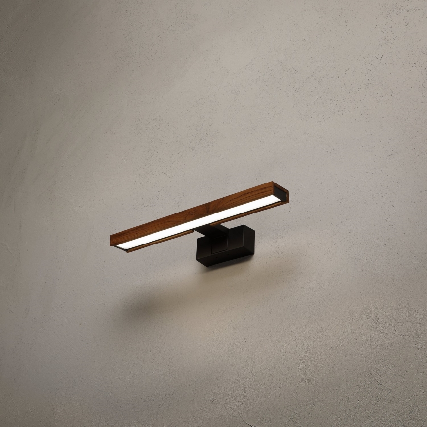 BRILAGI - Oświetlenie LED do lustra łazienkowego 3w1 WOODY MIRROR LED/8W/230V 40 cm IP44 czarny/dąb
