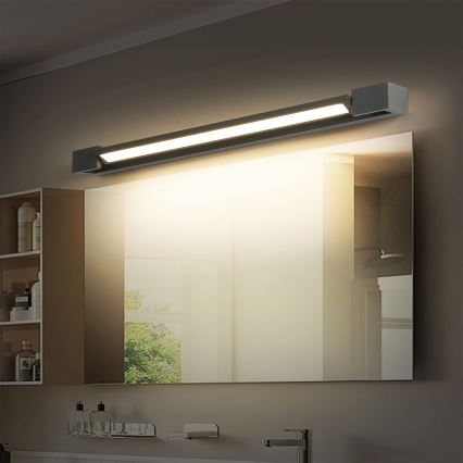 Brilagi - Oświetlenie LED do lustra łazienkowego AQUA LINE LED/18W/230V 60 cm IP44 antracyt CRI 90