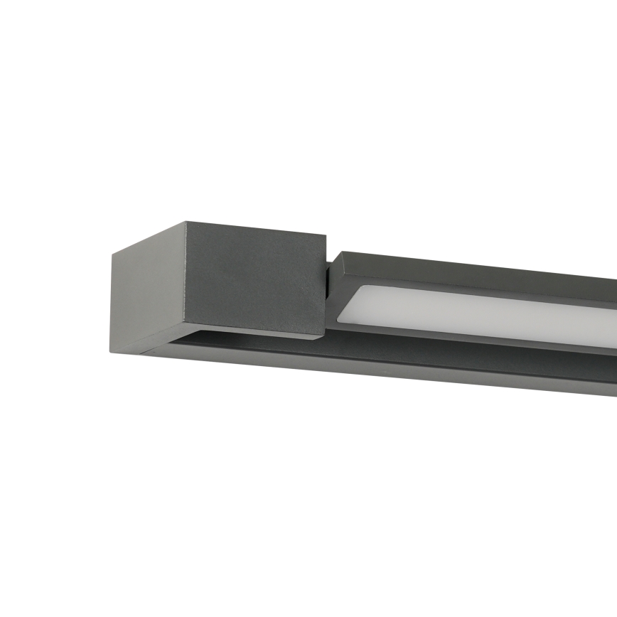 Brilagi - LED oświetlenie lustra łazienkowego AQUA LINE LED/18W/230V 60 cm IP44 antracyt