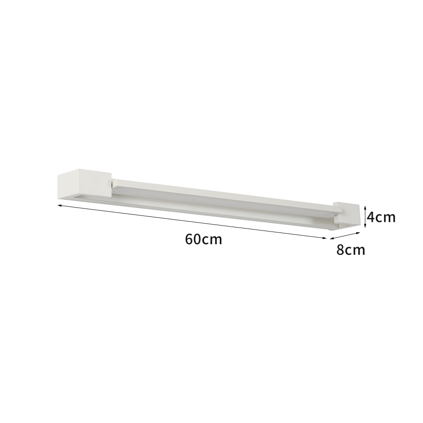 Brilagi - LED oświetlenie lustra łazienkowego AQUA LINE LED/18W/230V 60 cm IP44 białe CRI 90