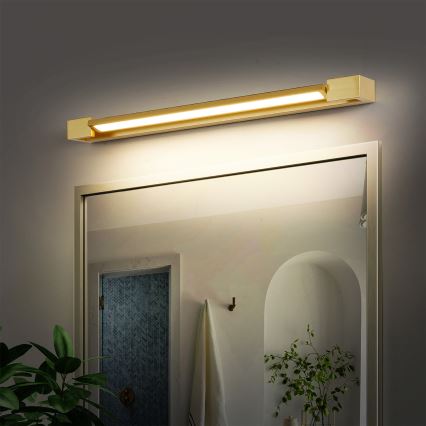 Brilagi - LED oświetlenie lustra łazienkowego AQUA LINE LED/18W/230V 60 cm IP44 złote CRI 90