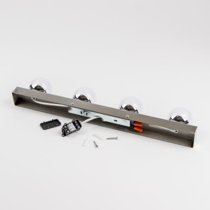 Brilagi - LED oświetlenie łazienkowe do lustra HOLLYWOOD 4xLED/3W/230V 53 cm IP44 błyszczący chrom