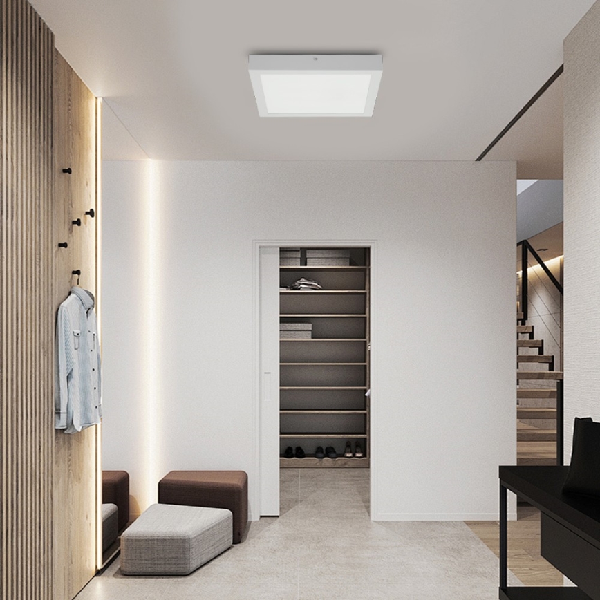 Brilagi - LED Plafon łazienkowy FRAME LED/24W/230V 30x30 cm 3000/4000/6000K IP44 biały