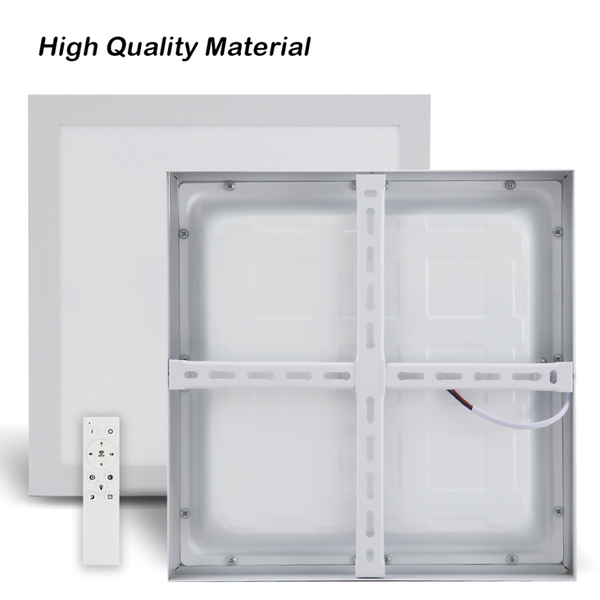 Brilagi - LED Ściemnialny plafon łazienkowy FRAME SMART LED/24W/230V 30x30 cm 3000-6000K IP44 biały + zdalne sterowanie