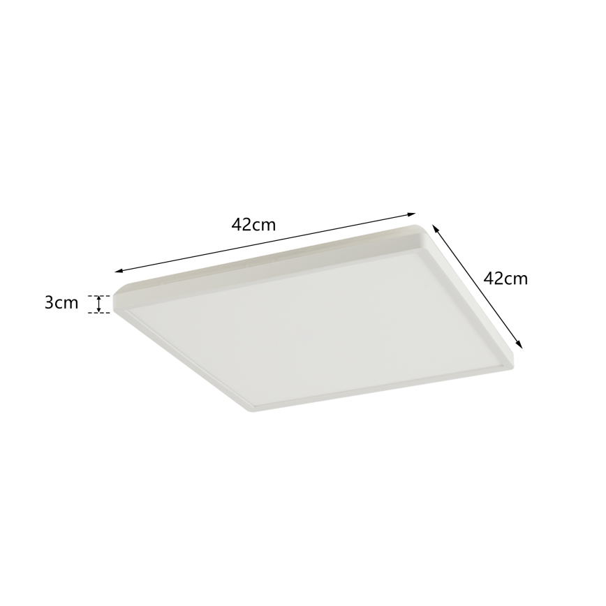 Brilagi - LED Plafon łazienkowy ULTRA SLIM LED/24W/230V 42x42 cm biały IP54