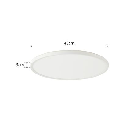 Brilagi - LED Plafon łazienkowy ULTRA SLIM LED/24W/230V śr. 42 cm biały IP54