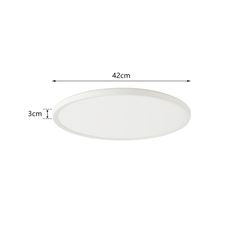 Brilagi - LED Plafon łazienkowy ULTRA SLIM LED/24W/230V śr. 42 cm biały IP54