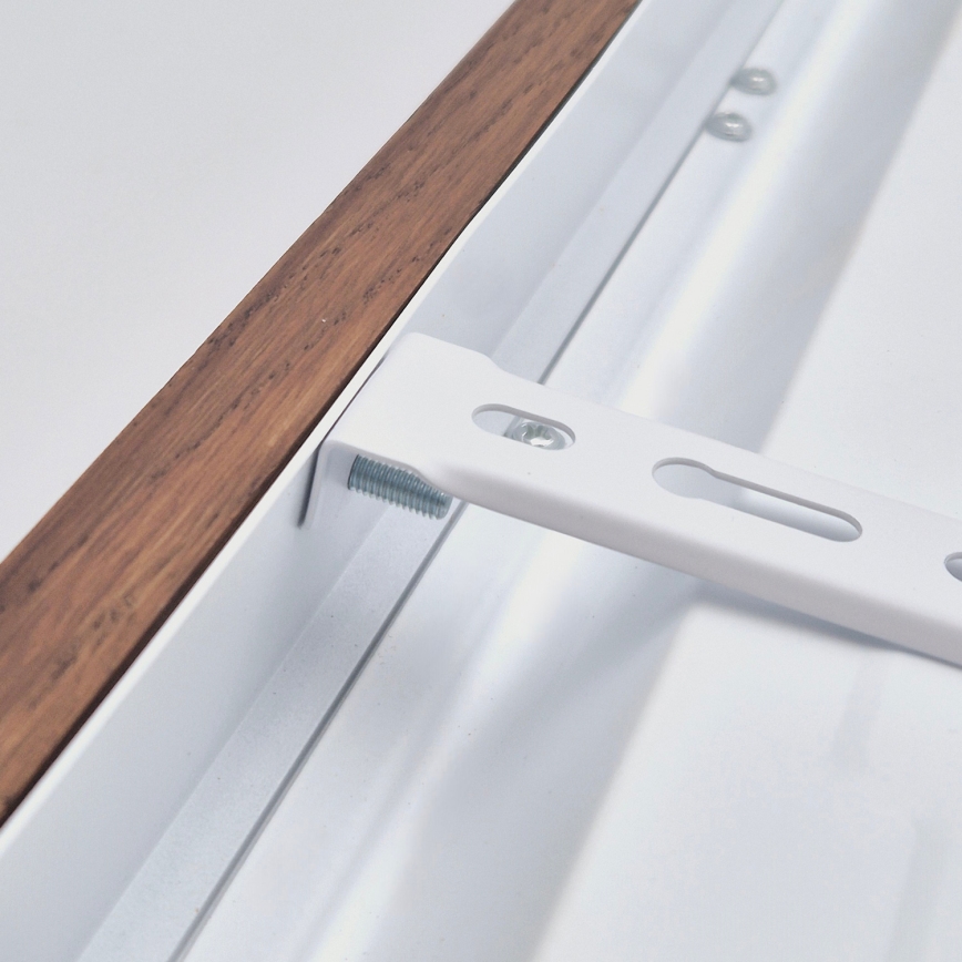 Brilagi - LED Oświetlenie sufitowe do łazienki WOODY FRAME LED/40W/230V 120x30 cm IP44 wiśnia