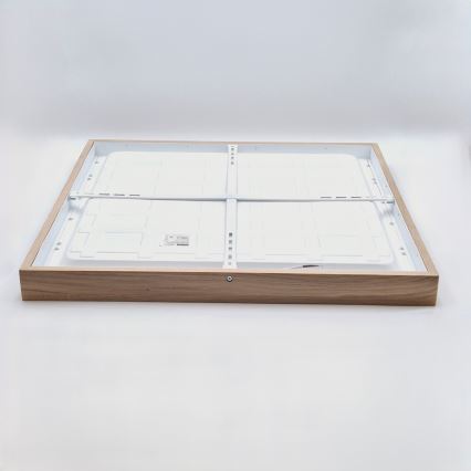 Brilagi - LED Oświetlenie sufitowe do łazienki WOODY FRAME LED/40W/230V 60x60 cm IP44 dąb