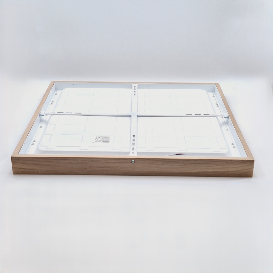 Brilagi - LED Oświetlenie sufitowe do łazienki WOODY FRAME LED/40W/230V 60x60 cm IP44 dąb