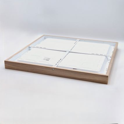 Brilagi - LED Oświetlenie sufitowe do łazienki WOODY FRAME LED/40W/230V 60x60 cm IP44 dąb