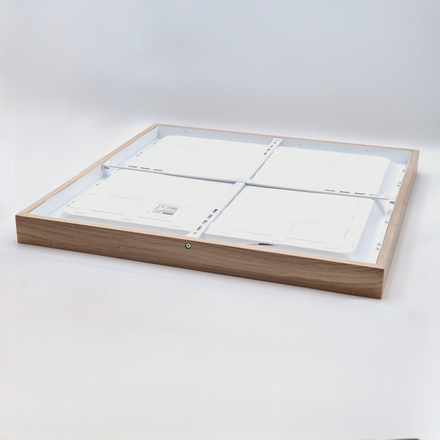 Brilagi - LED Oświetlenie sufitowe do łazienki WOODY FRAME LED/40W/230V 60x60 cm IP44 dąb