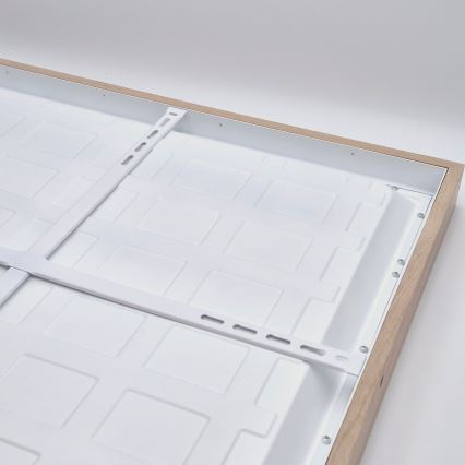 Brilagi - LED Oświetlenie sufitowe do łazienki WOODY FRAME LED/40W/230V 60x60 cm IP44 dąb