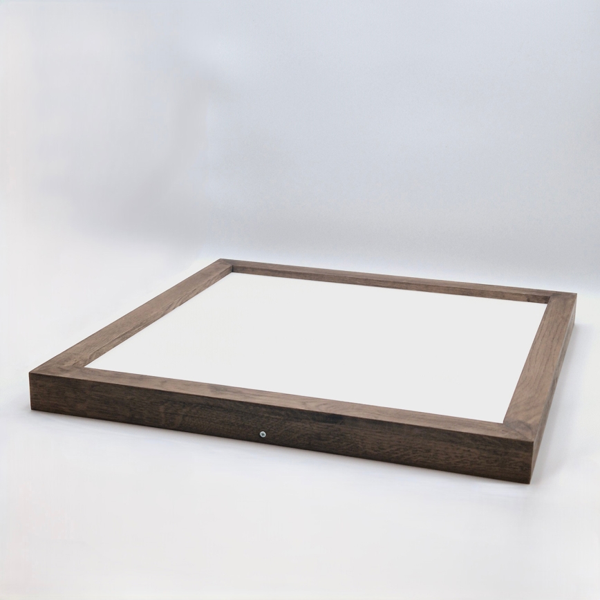 Brilagi - LED Oświetlenie sufitowe WOODY FRAME LED/40W/230V 60x60 cm IP44 orzech
