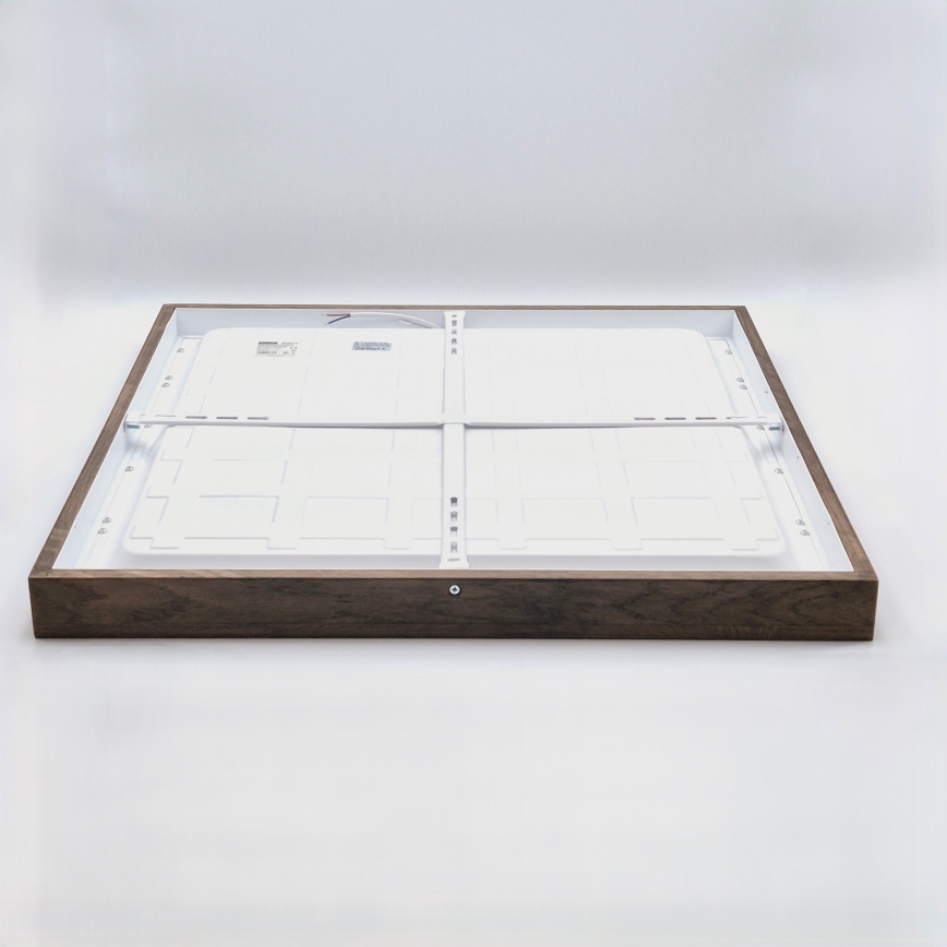 Brilagi - LED Oświetlenie sufitowe WOODY FRAME LED/40W/230V 60x60 cm IP44 orzech