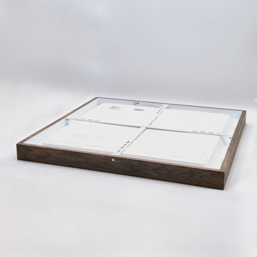 Brilagi - LED Oświetlenie sufitowe WOODY FRAME LED/40W/230V 60x60 cm IP44 orzech