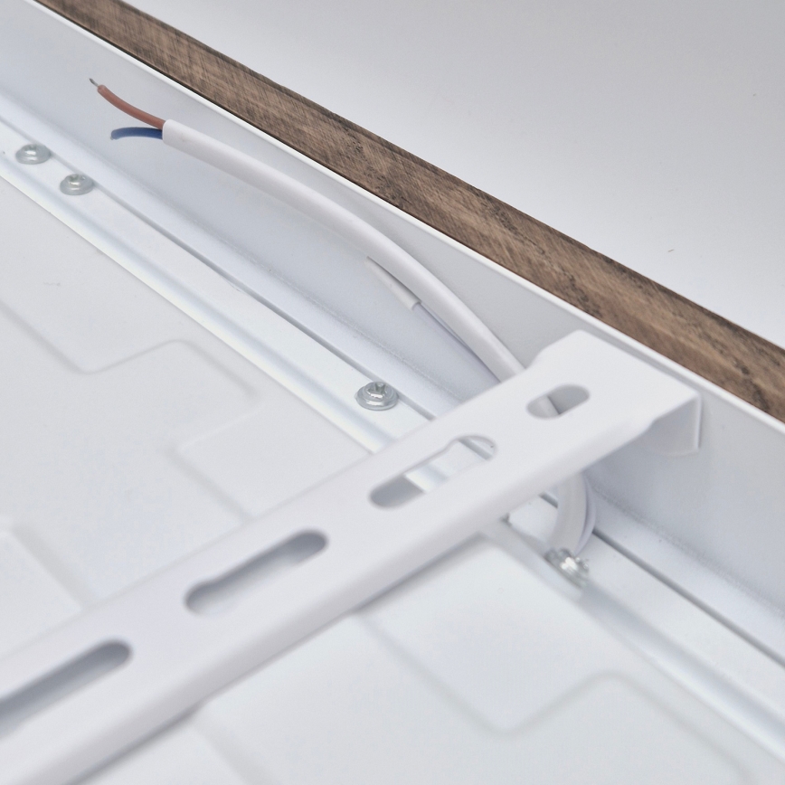 Brilagi - LED Oświetlenie sufitowe WOODY FRAME LED/40W/230V 60x60 cm IP44 orzech