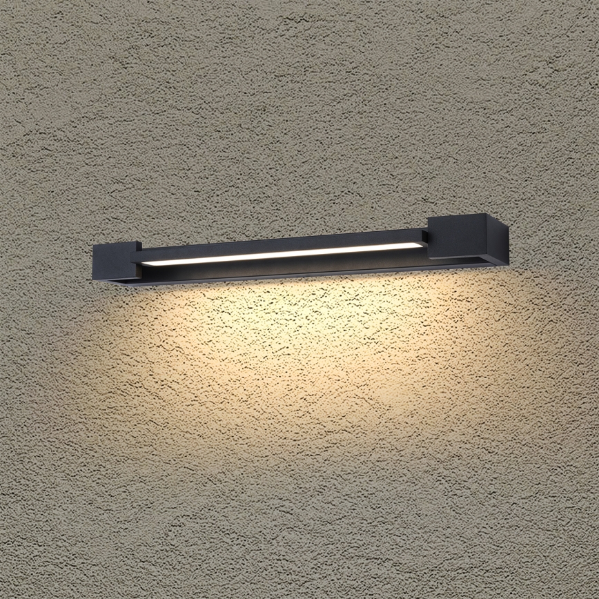 Brilagi - LED Oświetlenie lustra łazienkowego AQUA LINE LED/12W/230V 45 cm IP44 czarne CRI 90