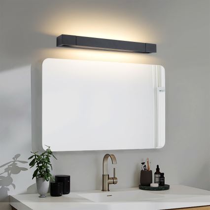 Brilagi - LED Oświetlenie lustra łazienkowego AQUA LINE LED/12W/230V 45 cm IP44 czarne CRI 90