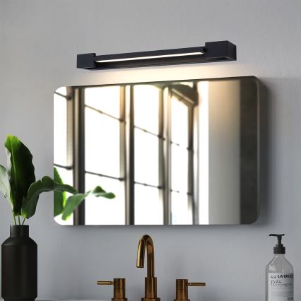 Brilagi - LED Oświetlenie lustra łazienkowego AQUA LINE LED/12W/230V 45 cm IP44 czarne CRI 90