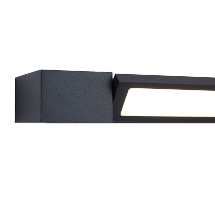 Brilagi - LED Oświetlenie lustra łazienkowego AQUA LINE LED/12W/230V 45 cm IP44 czarne CRI 90