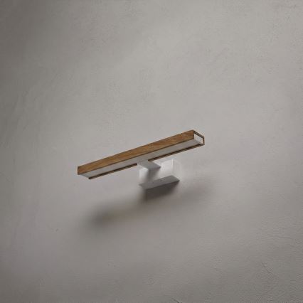 BRILAGI - Oświetlenie LED do lustra łazienkowego 3 w 1 WOODY MIRROR LED/8W/230V 40 cm IP44 biały/dąb