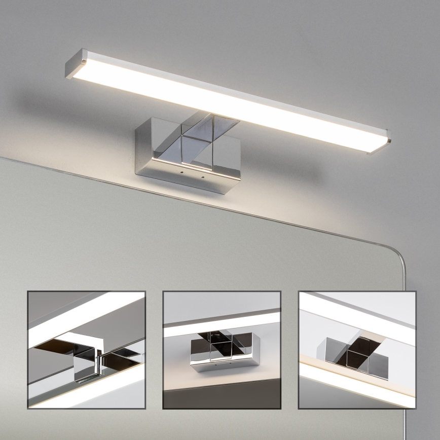 Brilagi - LED oświetlenie lustra łazienkowego 3w1 VESTRA LED/8W/230V 40 cm IP44 błyszczący chrom