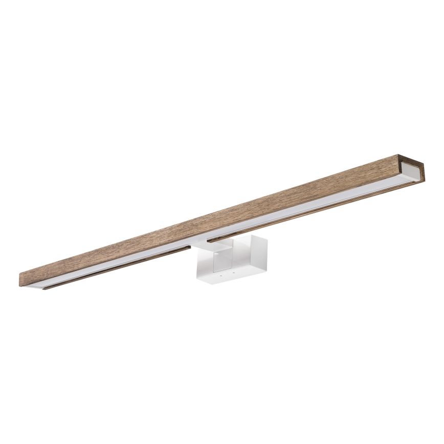 Brilagi - LED oświetlenie lustra łazienkowego 3w1 WOODY MIRROR LED/15W/230V 80 cm IP44 biały/dąb orzechowy
