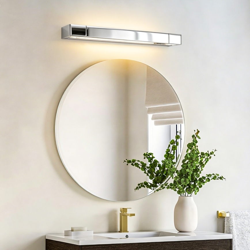 Brilagi - LED Oświetlenie lustra łazienkowego AQUA LINE LED/12W/230V 45 cm IP44 błyszczący chrom CRI 90