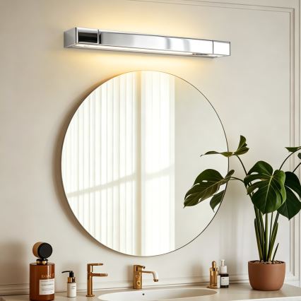 Brilagi - LED Oświetlenie lustra łazienkowego AQUA LINE LED/12W/230V 45 cm IP44 błyszczący chrom CRI 90