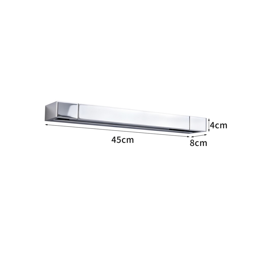 Brilagi - LED Oświetlenie lustra łazienkowego AQUA LINE LED/12W/230V 45 cm IP44 błyszczący chrom CRI 90