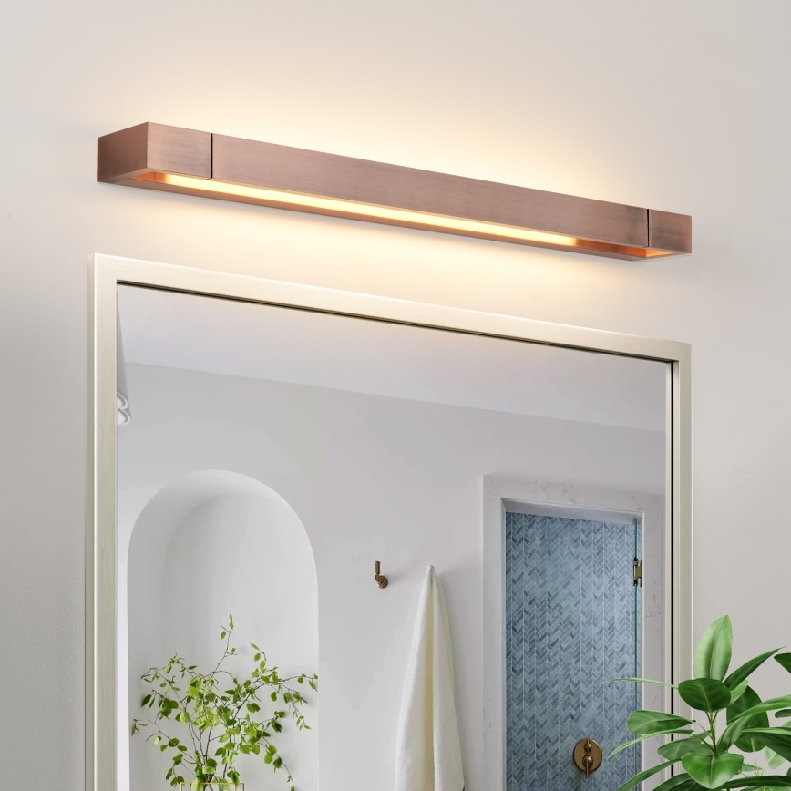 Brilagi - LED oświetlenie lustra łazienkowego AQUA LINE LED/18W/230V 60 cm IP44 brązowe