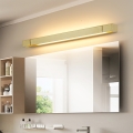 Brilagi - LED oświetlenie lustra łazienkowego AQUA LINE LED/18W/230V 60 cm IP44 złote CRI 90